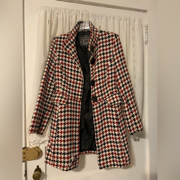 last kiss Jackets & Blazers - CUSTOM Alabama Crimson Tide Houndstooth Pea Coat
